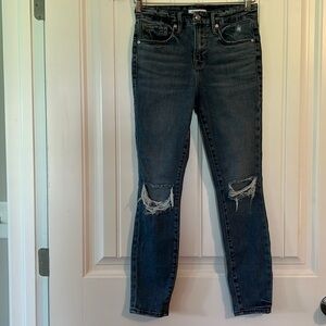 Good American Good Legs Crop Jeans Size 2 or 26